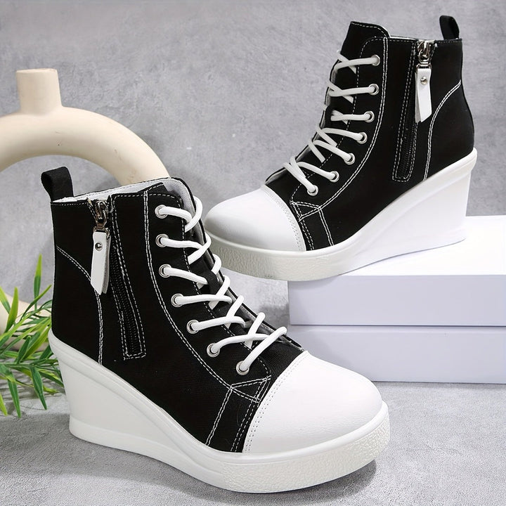 Harper - Sculpted Wedge Sneakers