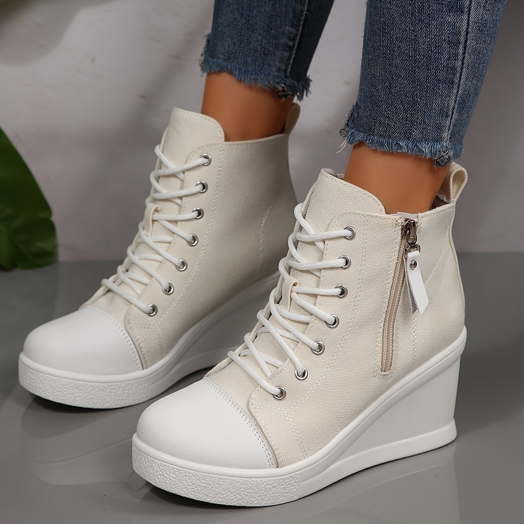 Harper - Sculpted Wedge Sneakers