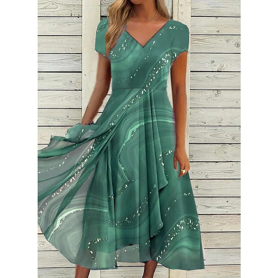 Elya - Airy Pleated Summer Dress