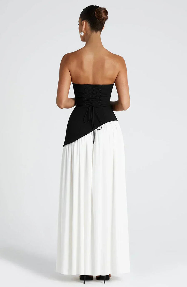 Rynellea - Elegant Strapless Evening Dress
