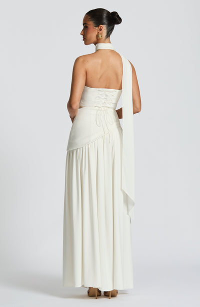 Rynellea - Elegant Strapless Evening Dress