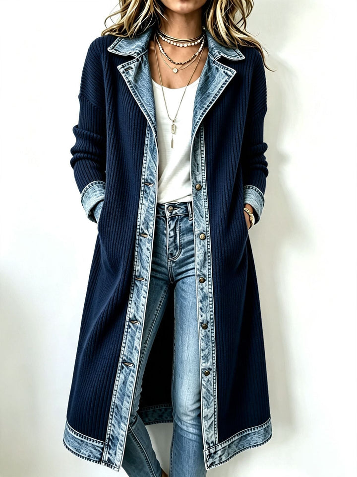 Odelia - Textured Long Cardigan