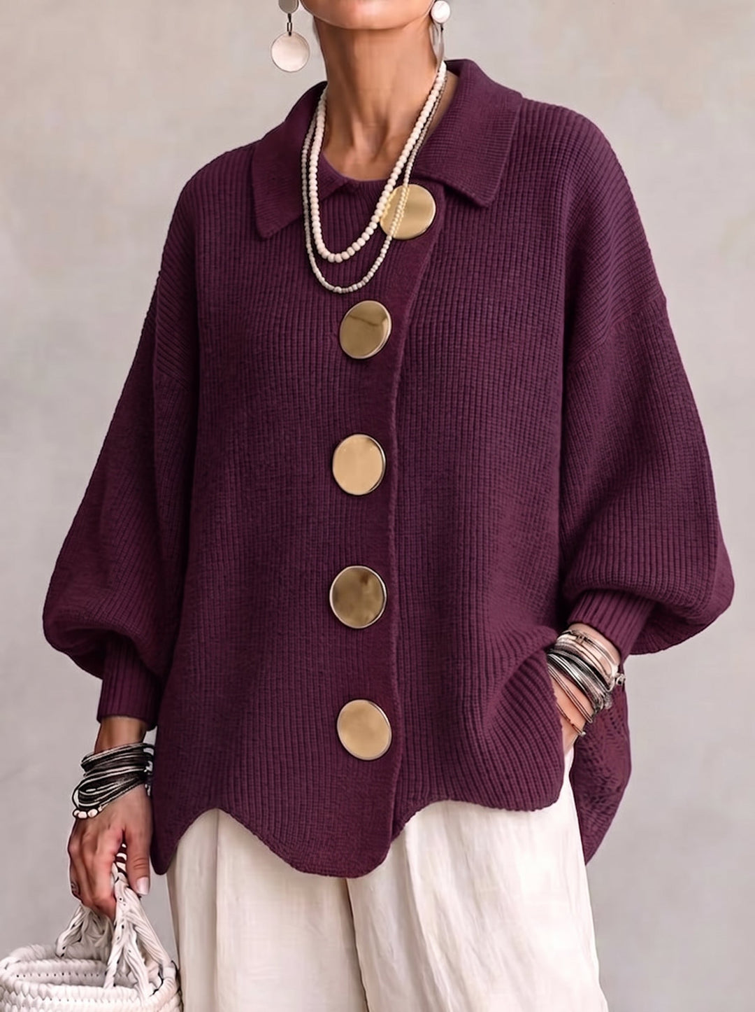 Kaelinae - Heavyweight Oversized Cardigan