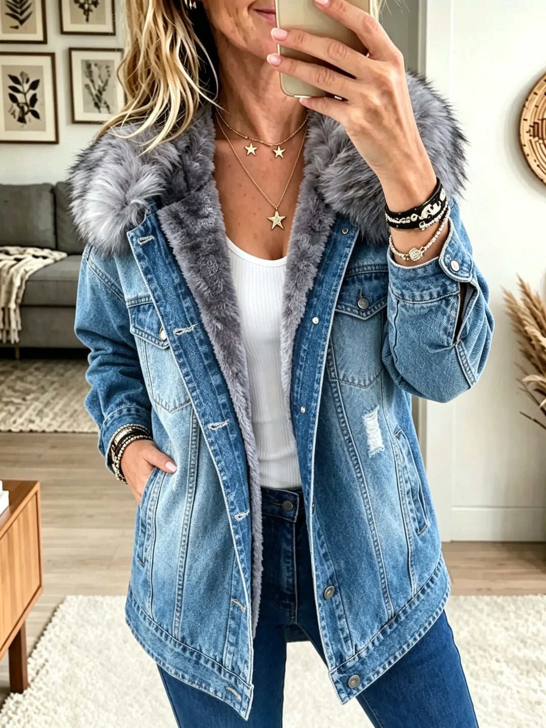 Raisa - Insulated Trucker Jacket