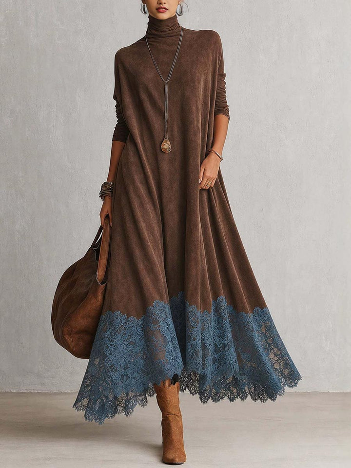 Pamina - Lace-Panel A-Line Dress