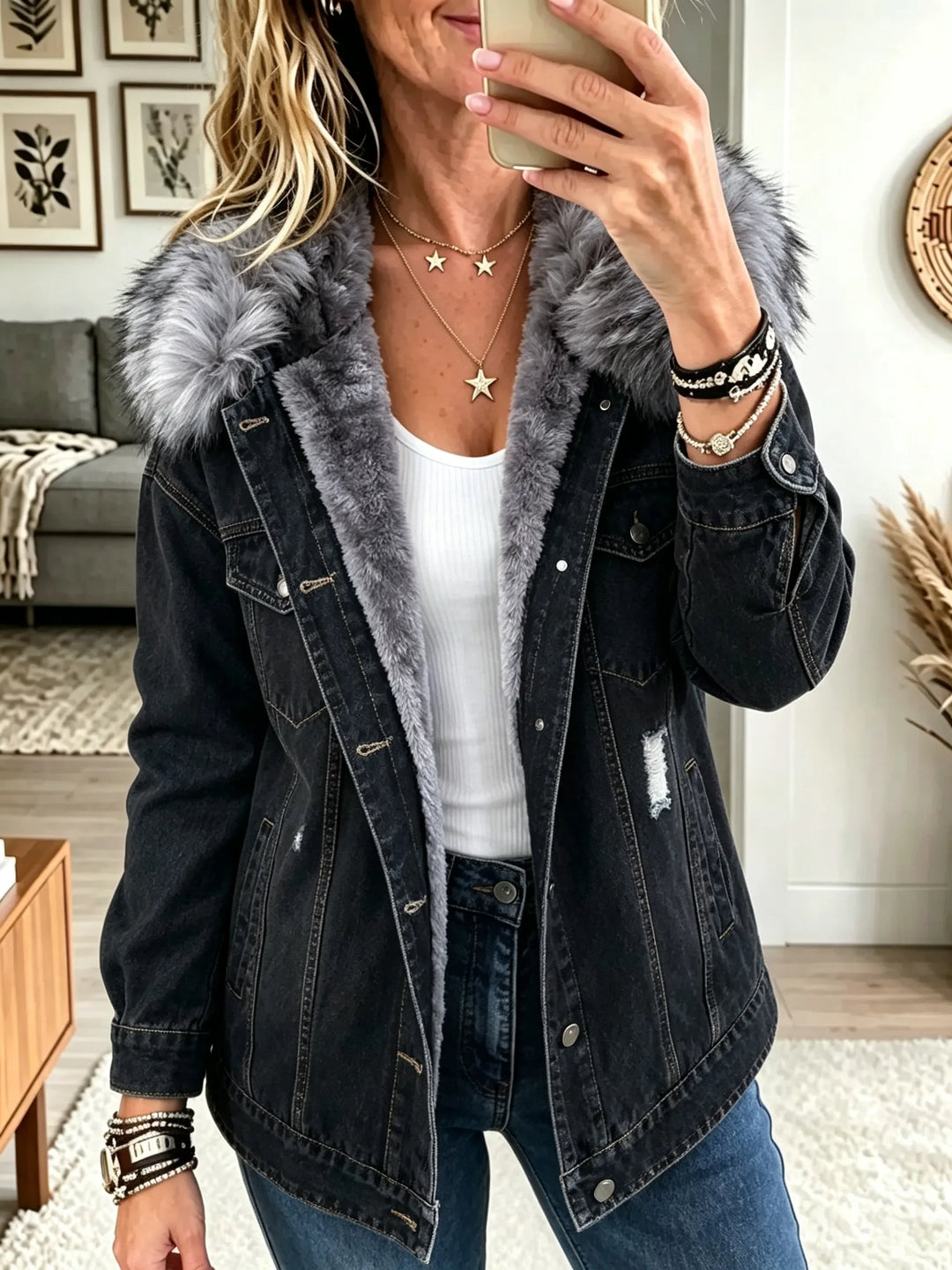 Raisa - Insulated Trucker Jacket