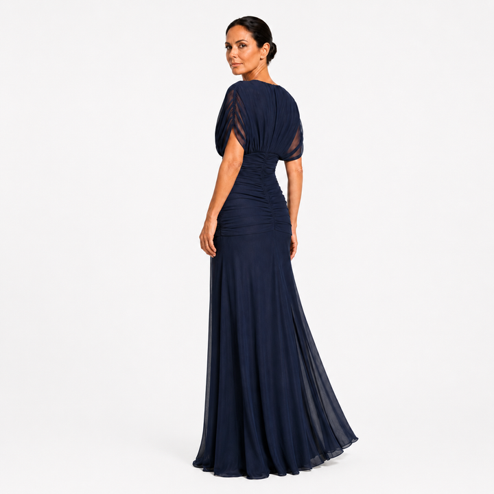 Lileas - Soft-Touch Pleated Evening Dress