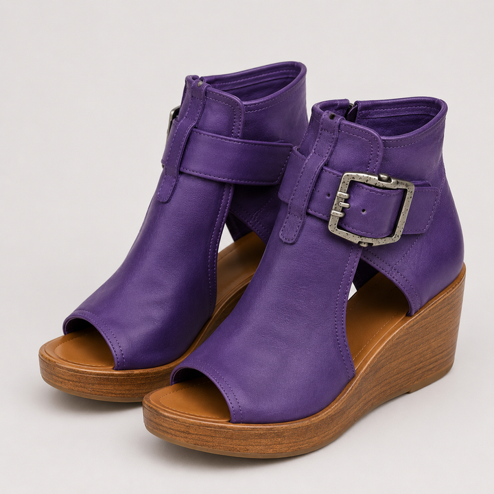 Fayre - Cushioned Wedge Ankle Boots