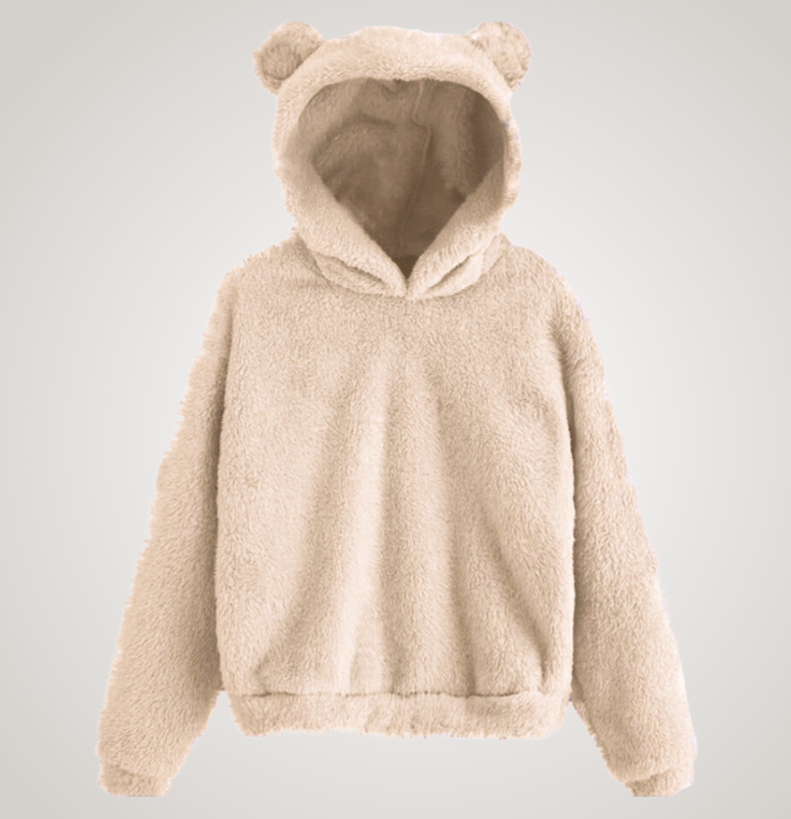 Tialyn - Plush Bear-Ear Hoodie