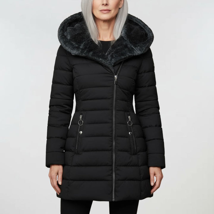 Leni - Warm Lined Hooded Puffer Coat