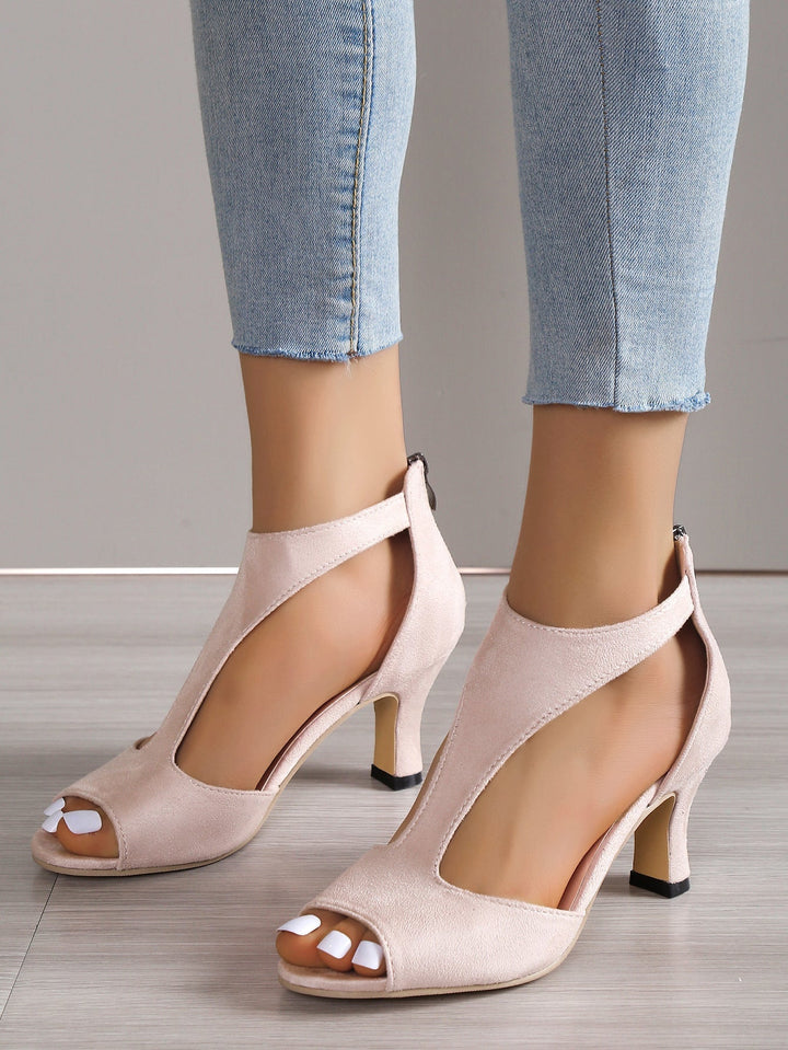 Selya - Cushioned Block-Heel Pumps