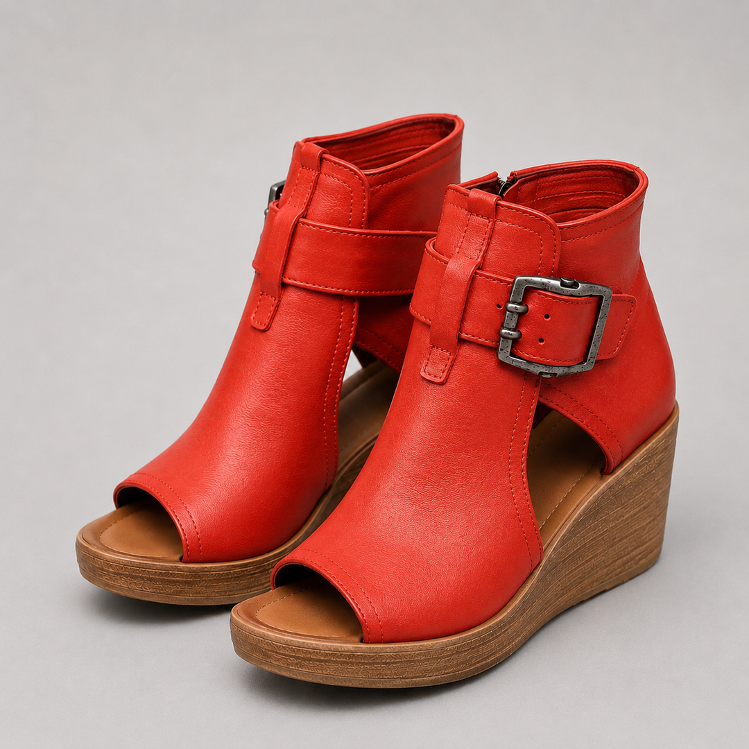 Fayre - Cushioned Wedge Ankle Boots