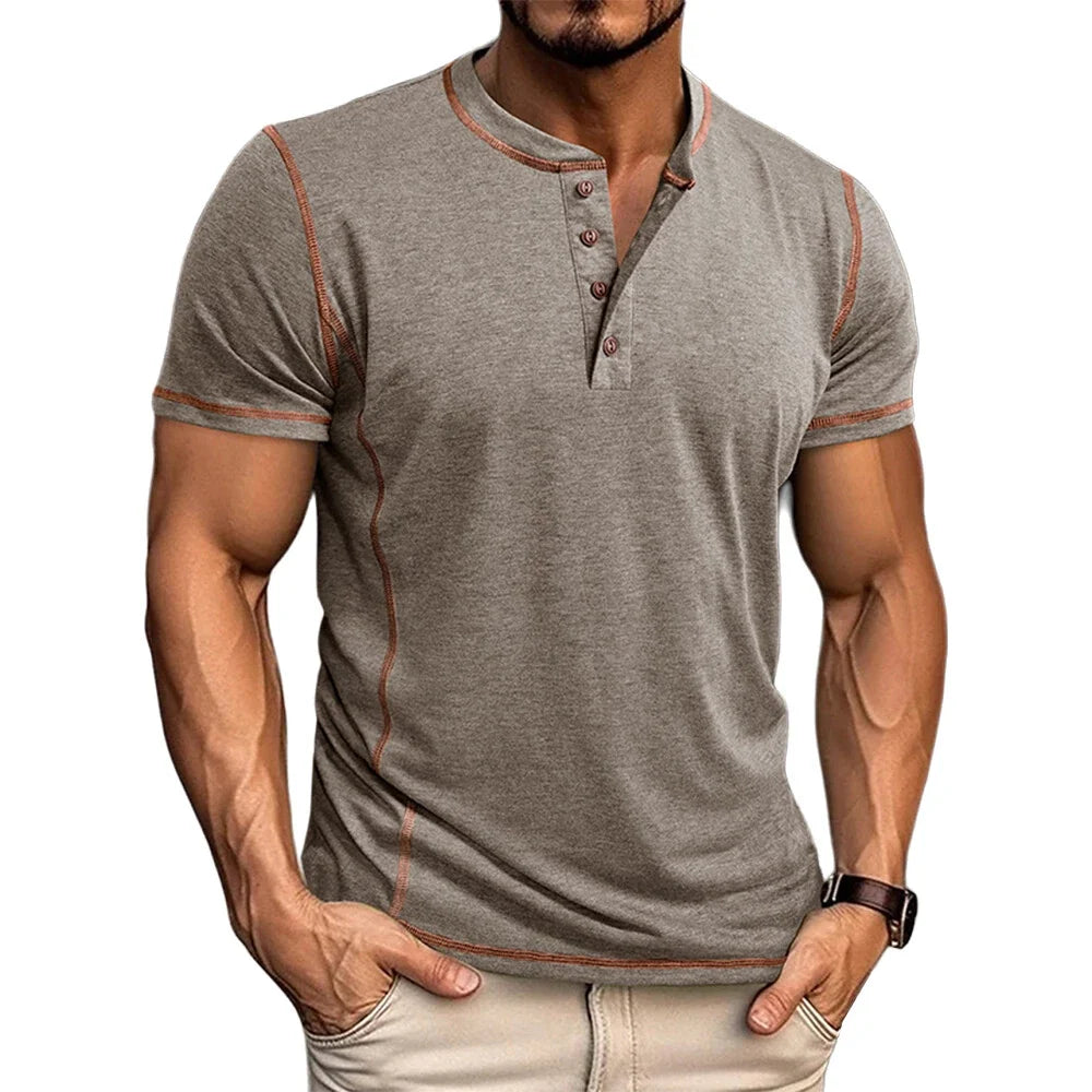Bardwell - Soft-Touch Henley T-Shirt