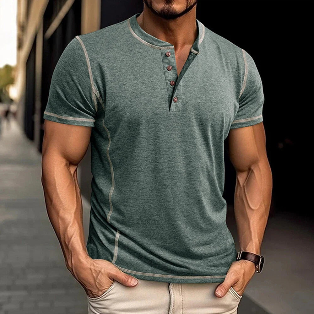 Bardwell - Soft-Touch Henley T-Shirt