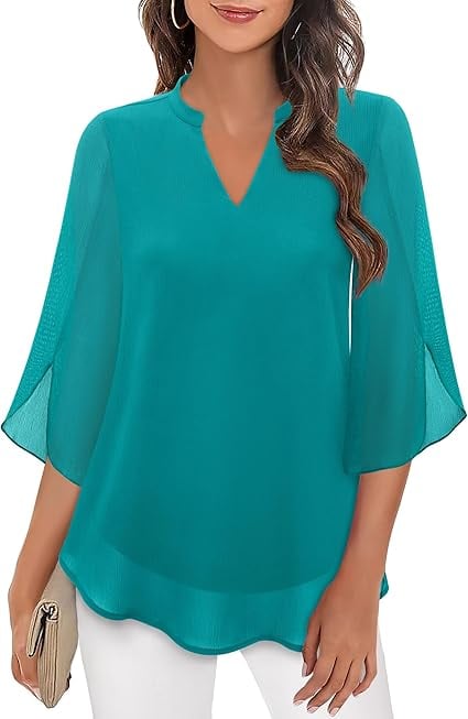 Zanyelle - Soft-Touch Layered Blouse
