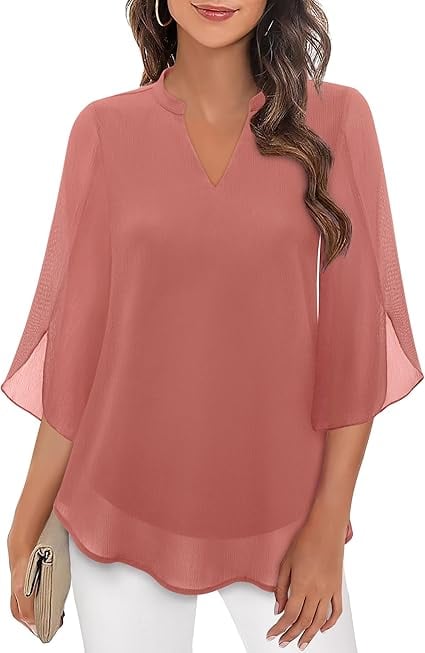Zanyelle - Soft-Touch Layered Blouse