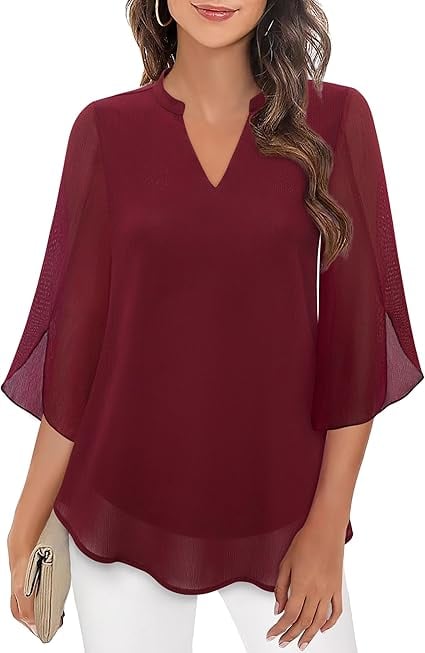 Zanyelle - Soft-Touch Layered Blouse