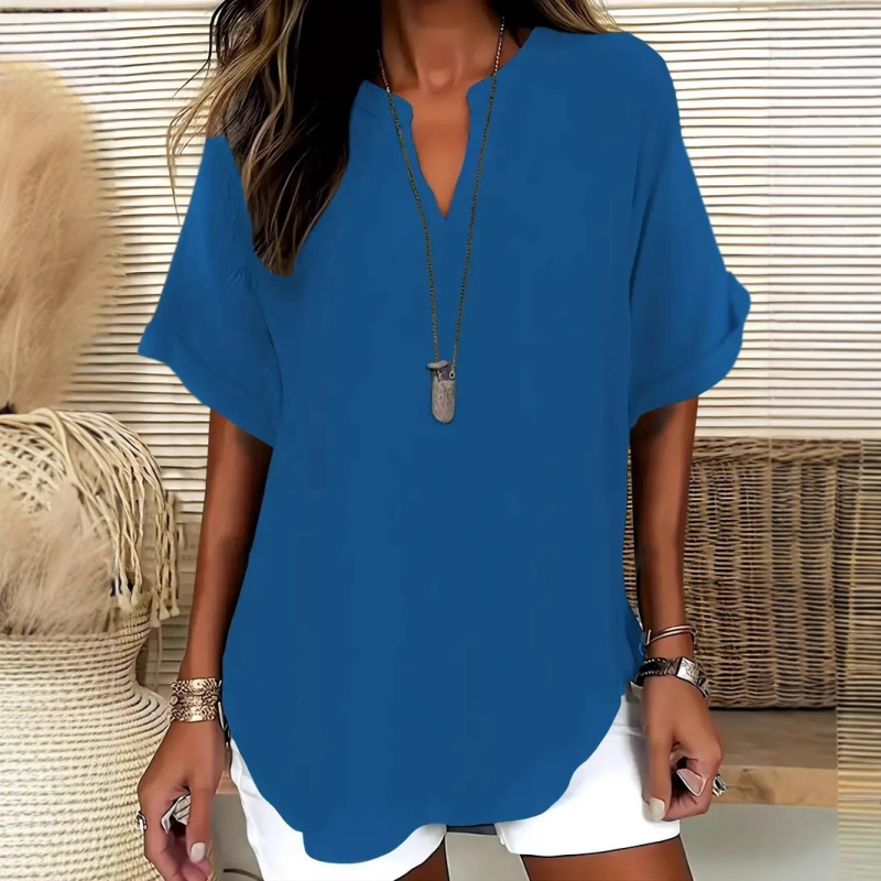 Laurel - Airy V-Neck Blouse
