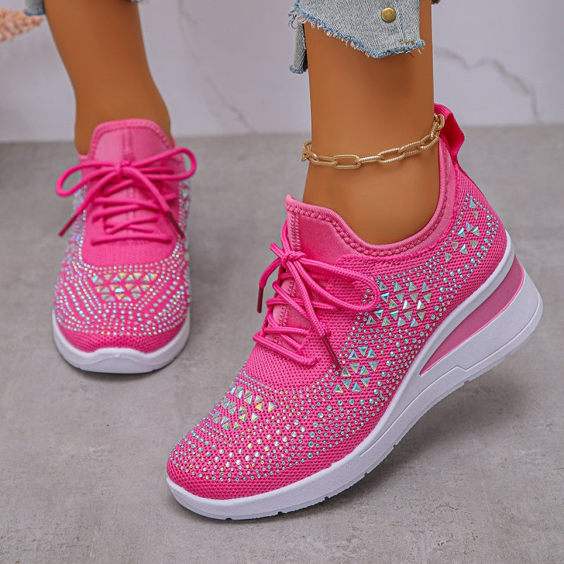 Luriya - Sparkling Rhinestone Sneakers