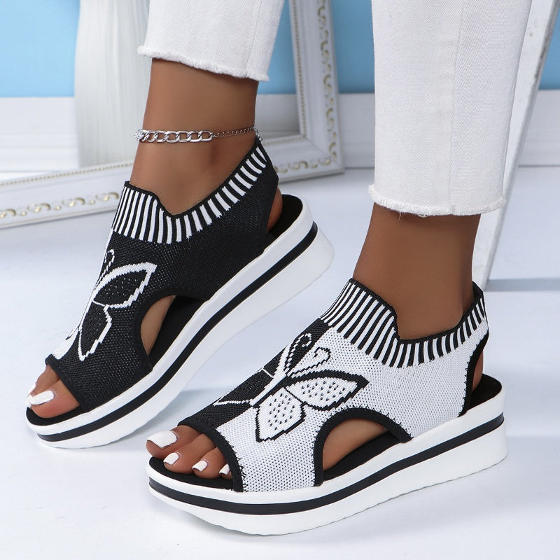 Valessia - Cushioned Platform Sandals