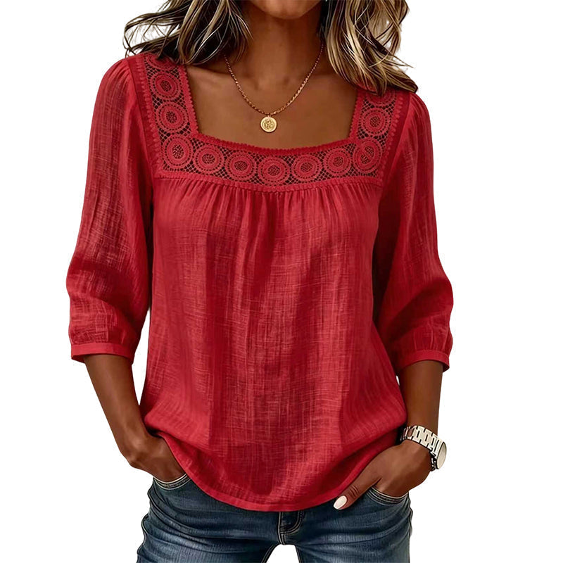 Sadie - Breezy Linen Blouse