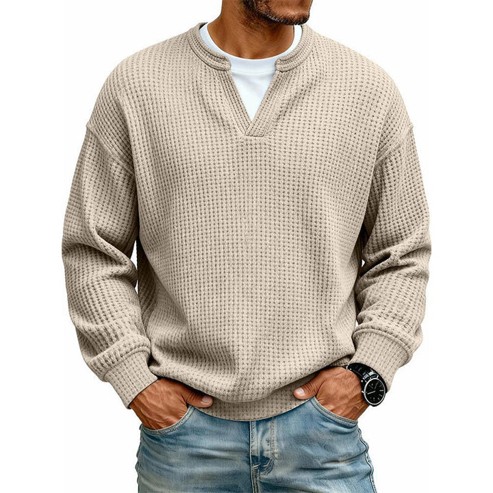 Gustav - Waffle Long-Sleeve Top