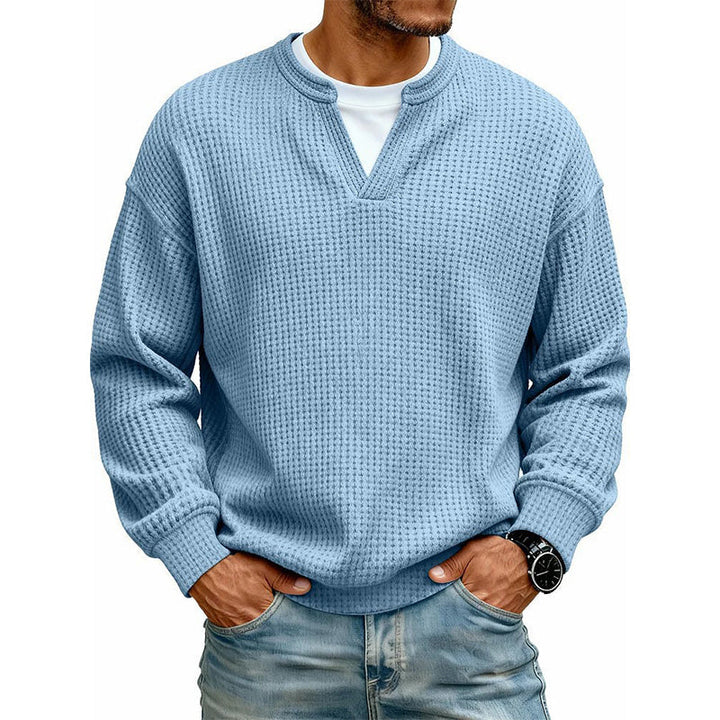 Gustav - Waffle Long-Sleeve Top