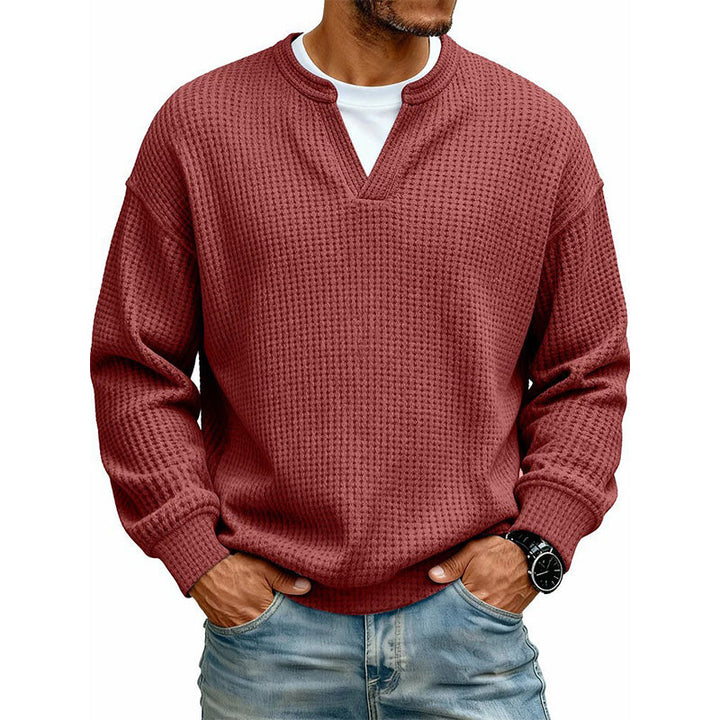 Gustav - Waffle Long-Sleeve Top