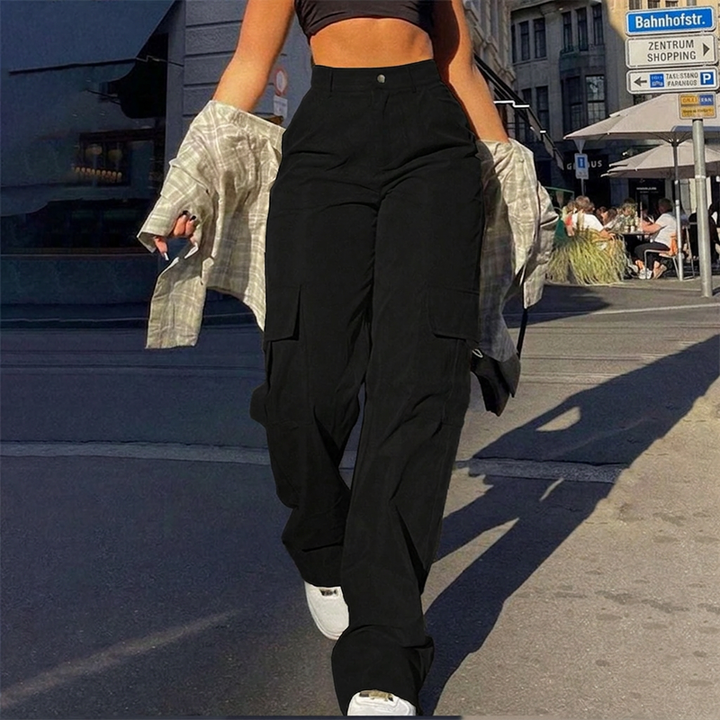 Liana - Soft-Touch Cargo Trousers