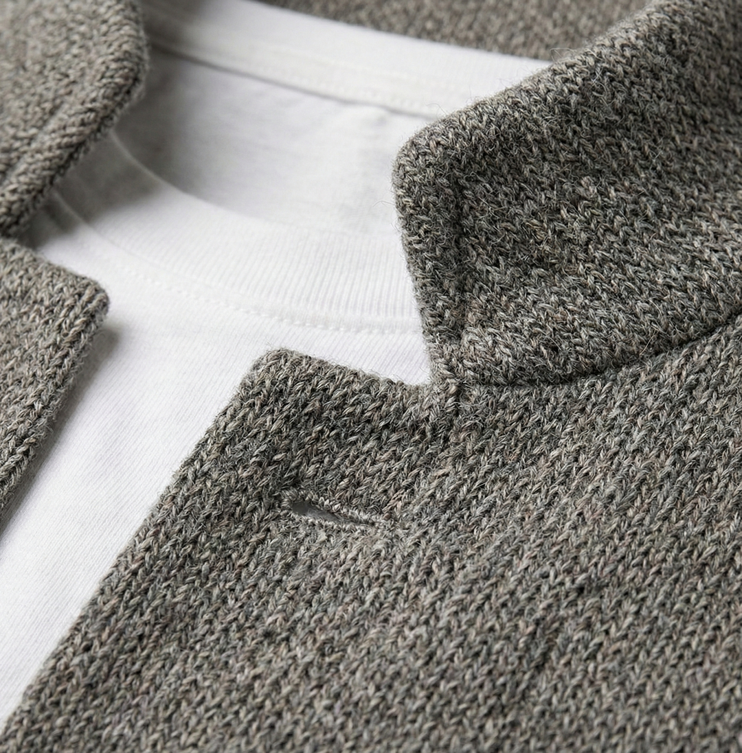 Vornick - Textured Knit Blazer