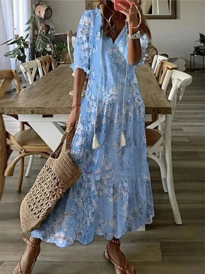 Coris - Flattering Bohemian Dress
