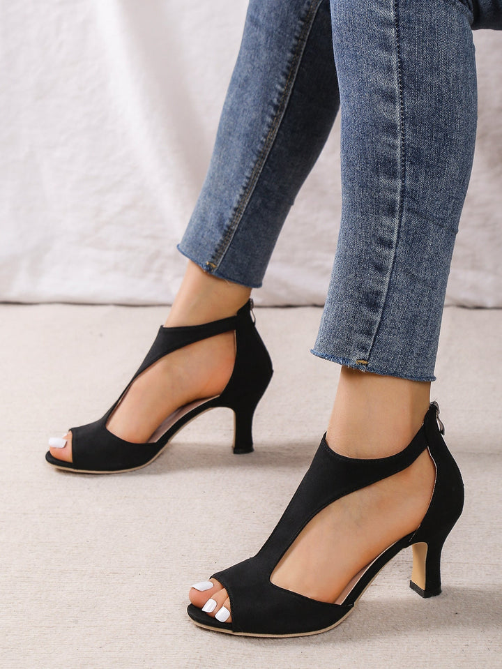 Selya - Cushioned Block-Heel Pumps