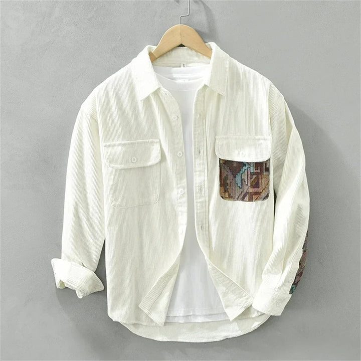 Tero - Textured Patchwork Shirt