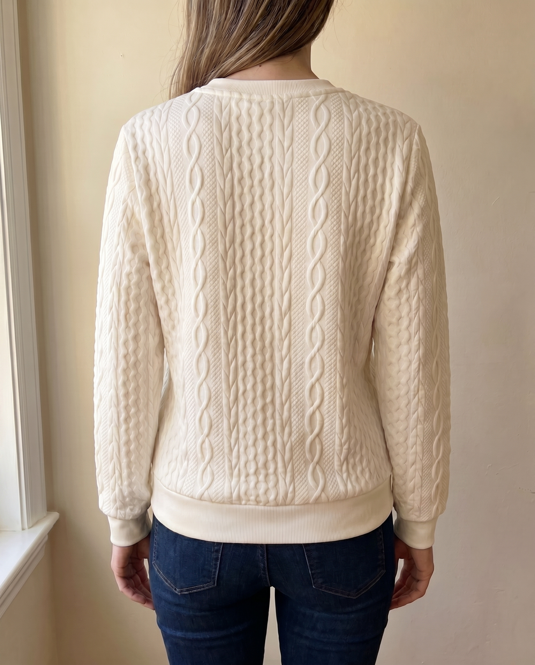 Darla - Textured Zip Sweater